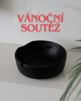 Vánoční soutěž o soustruženou mísu Homstrom z višně opálenou metodou #shousugiban 🎄 🎲 Pravidla jsou jednoduchá: 👀 Sleduj...